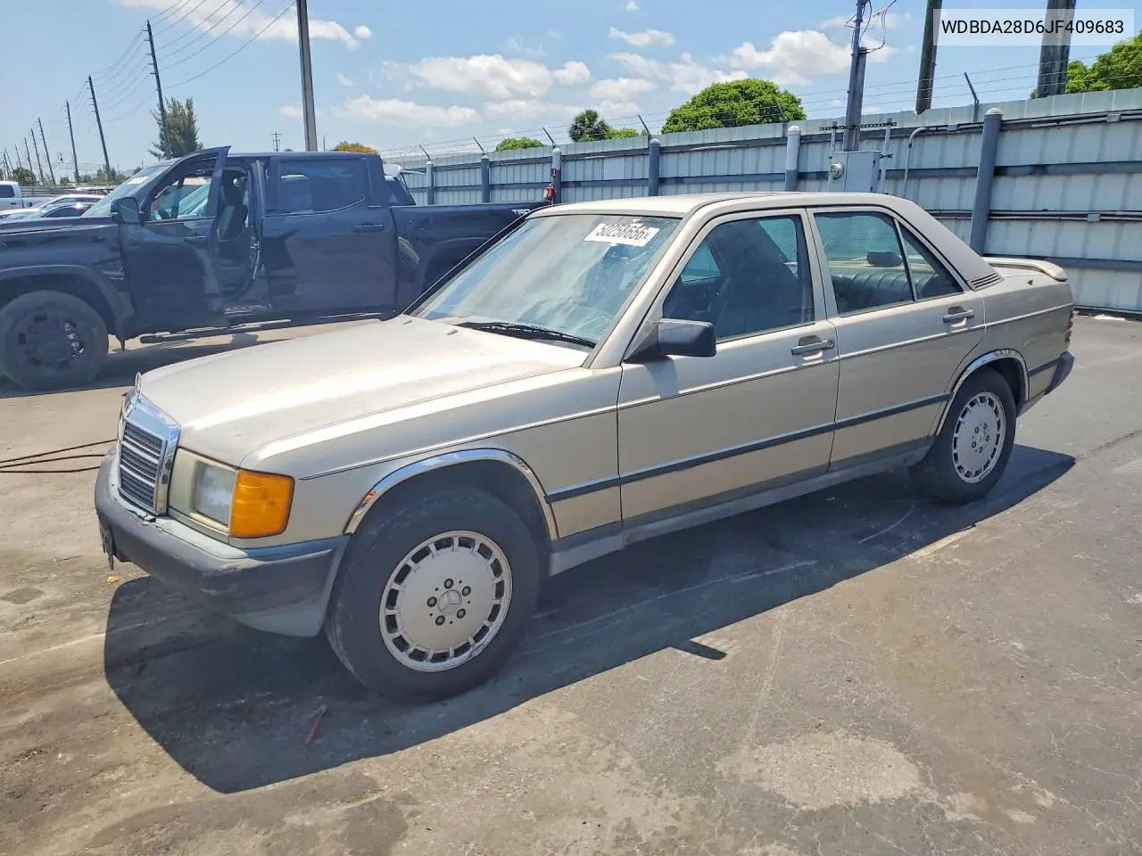 1988 Mercedes Benz 190 E 2.3 VIN: WDBDA28D6JF409683 Lot: 50258656