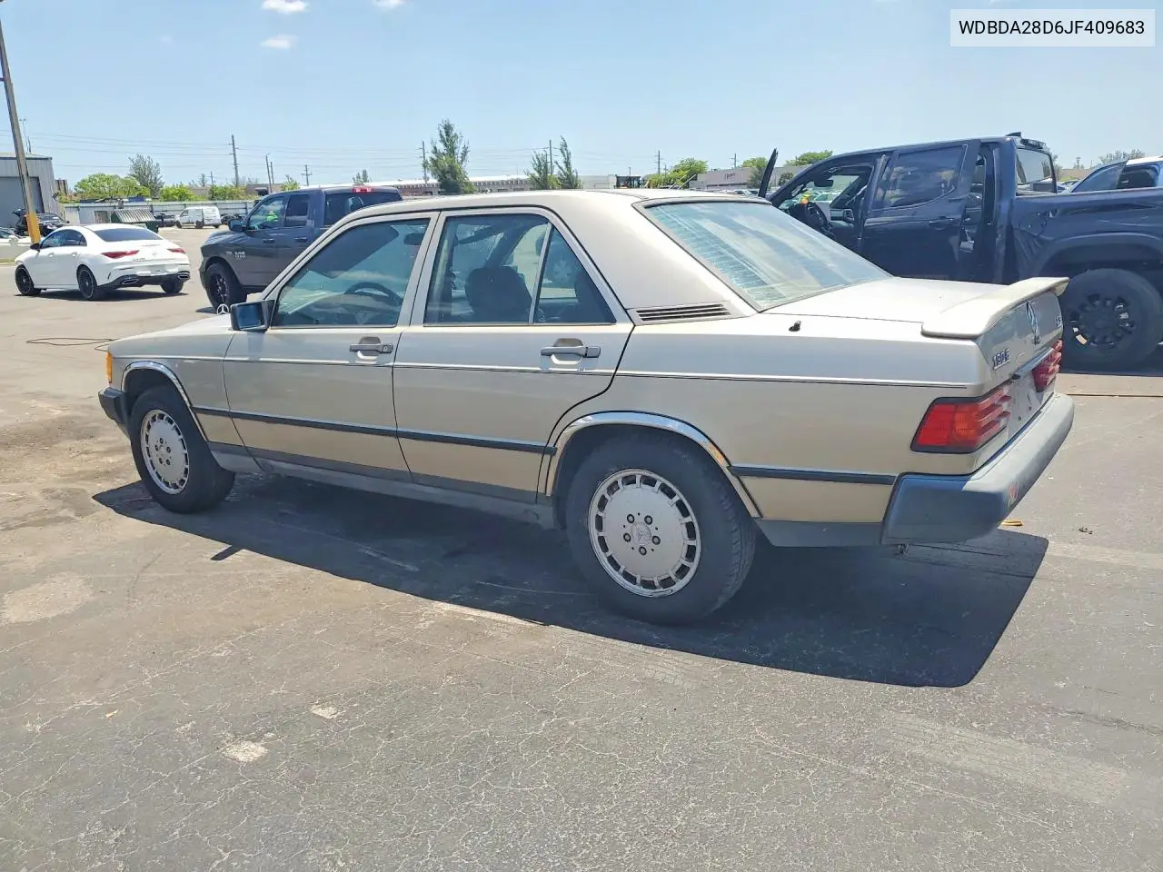 1988 Mercedes Benz 190 E 2.3 VIN: WDBDA28D6JF409683 Lot: 50258656