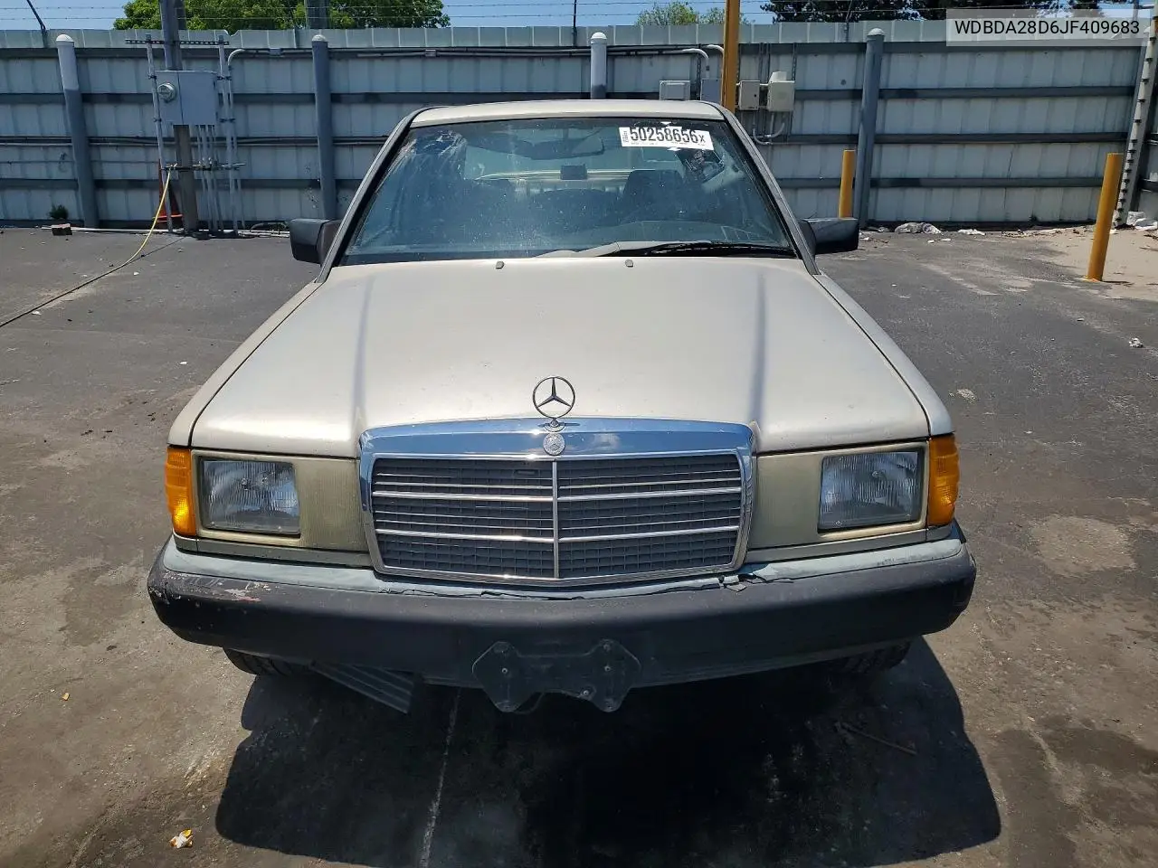 1988 Mercedes Benz 190 E 2.3 VIN: WDBDA28D6JF409683 Lot: 50258656