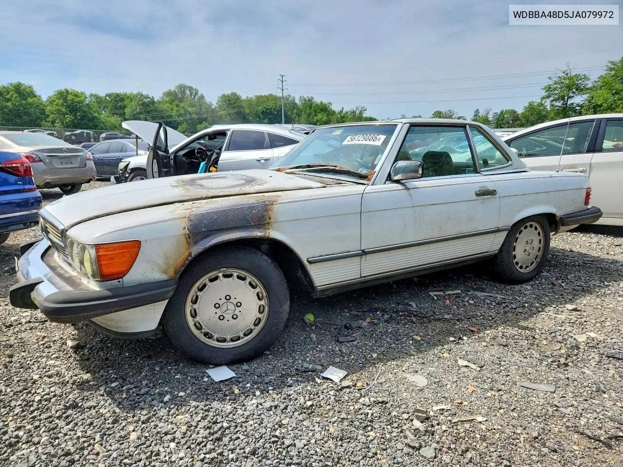 1988 Mercedes-Benz 560 Sl VIN: WDBBA48D5JA079972 Lot: 56129886