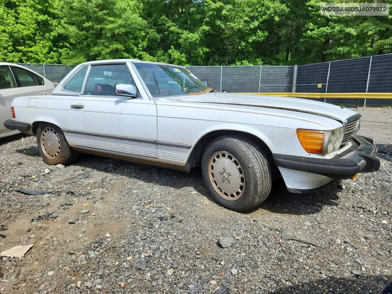 1988 Mercedes-Benz 560 Sl VIN: WDBBA48D5JA079972 Lot: 56129886