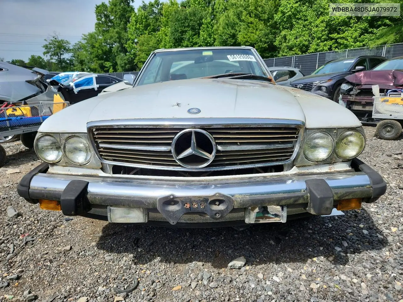 1988 Mercedes-Benz 560 Sl VIN: WDBBA48D5JA079972 Lot: 56129886