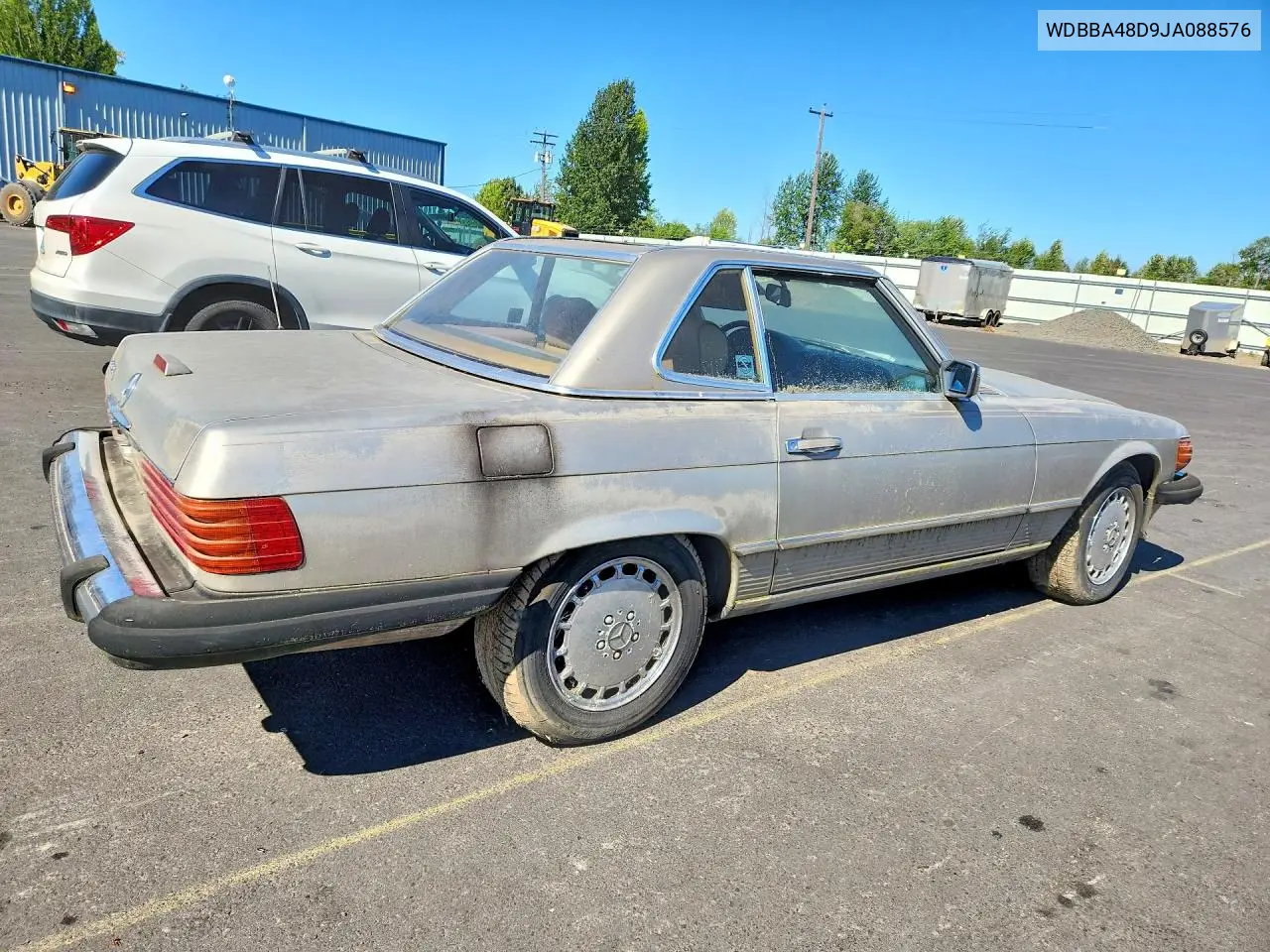 1988 Mercedes-Benz 560 Sl VIN: WDBBA48D9JA088576 Lot: 60715086
