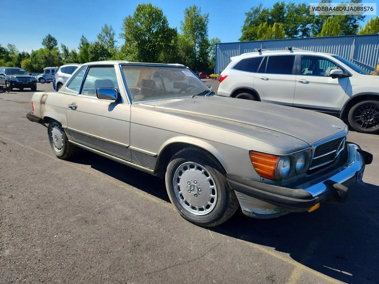 1988 Mercedes-Benz 560 Sl VIN: WDBBA48D9JA088576 Lot: 60715086