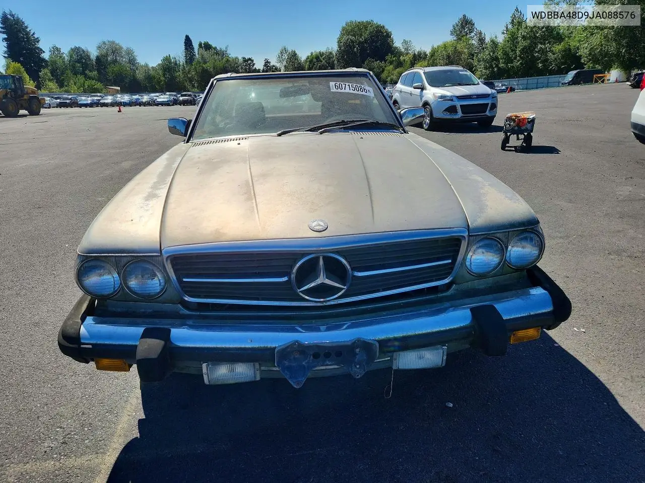 1988 Mercedes-Benz 560 Sl VIN: WDBBA48D9JA088576 Lot: 60715086