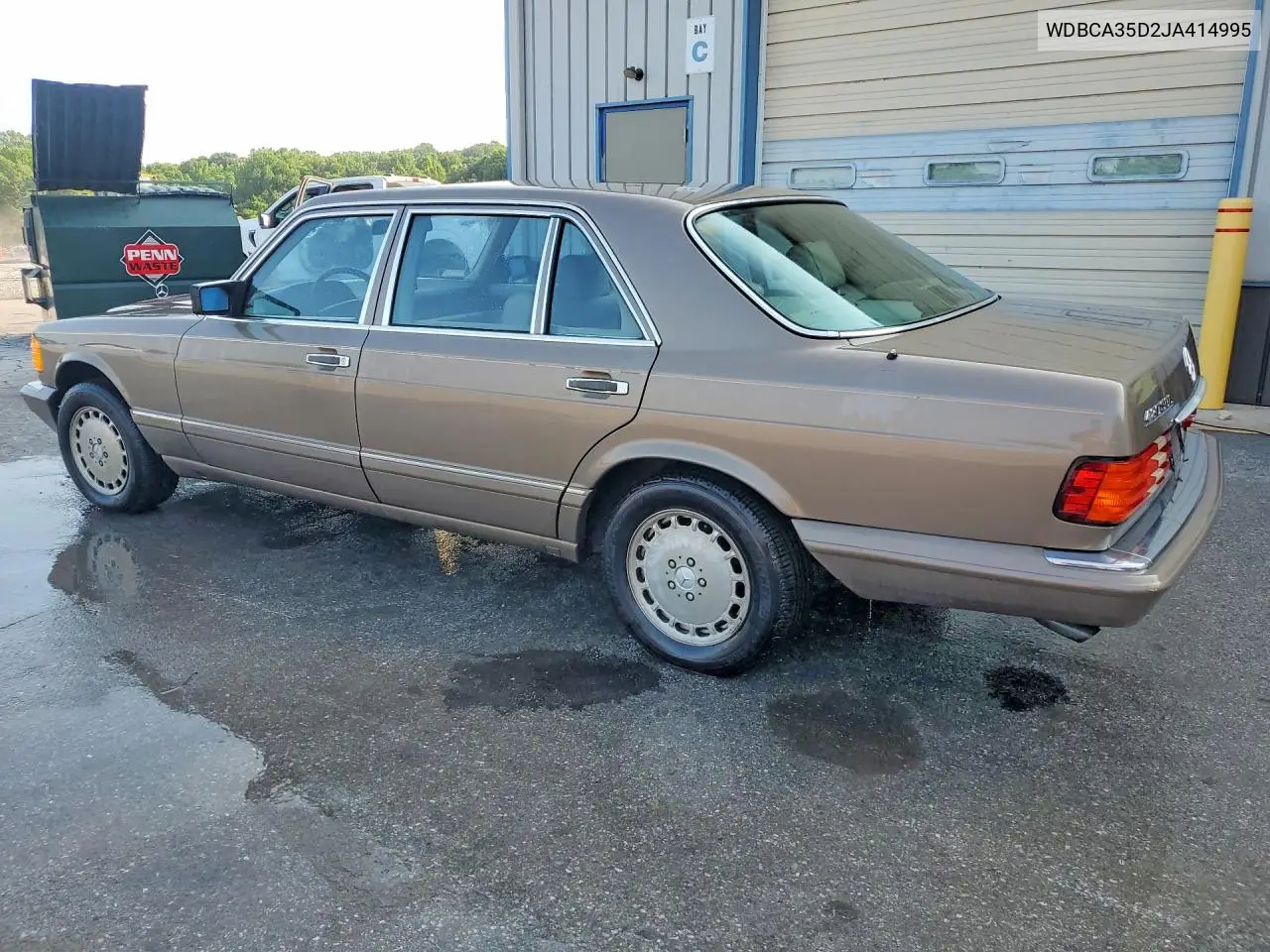 1988 Mercedes-Benz 420 Sel VIN: WDBCA35D2JA414995 Lot: 61978966