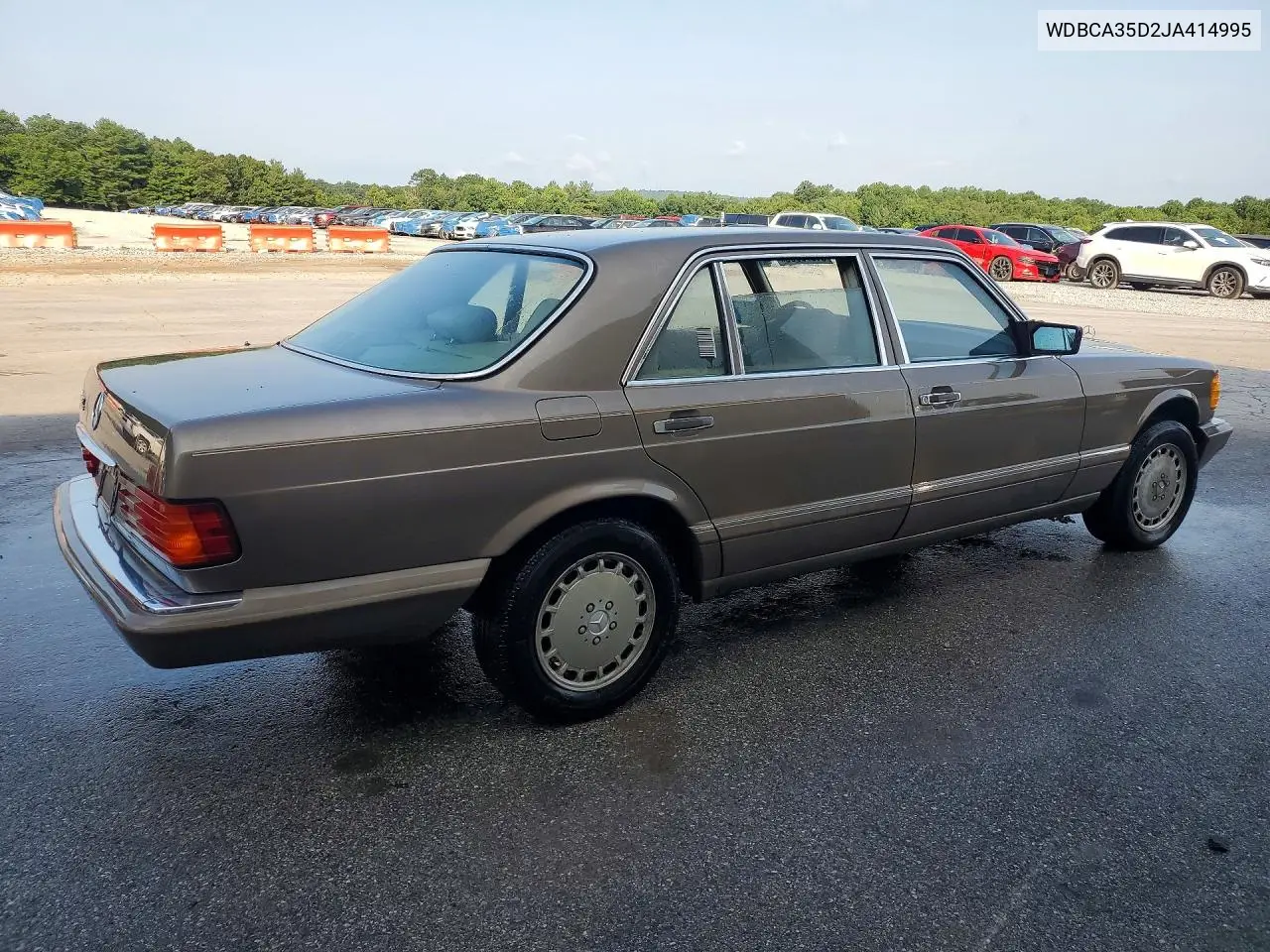 1988 Mercedes-Benz 420 Sel VIN: WDBCA35D2JA414995 Lot: 61978966