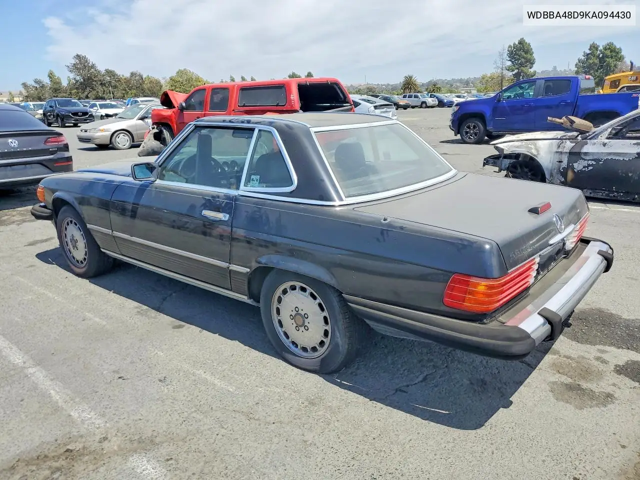 1989 Mercedes-Benz 560 Sl VIN: WDBBA48D9KA094430 Lot: 59287516