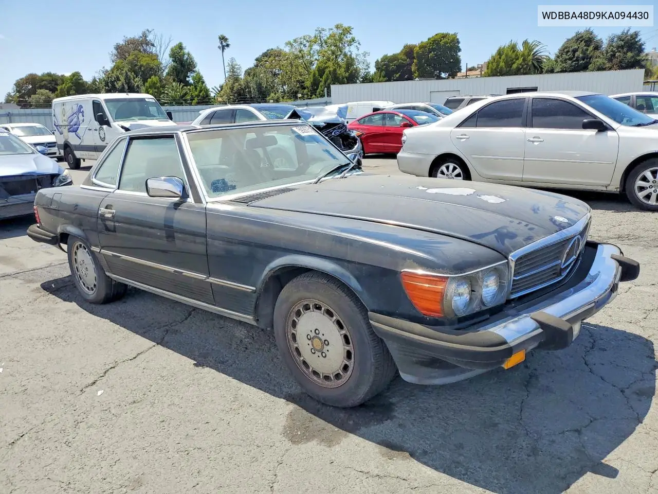 1989 Mercedes-Benz 560 Sl VIN: WDBBA48D9KA094430 Lot: 59287516