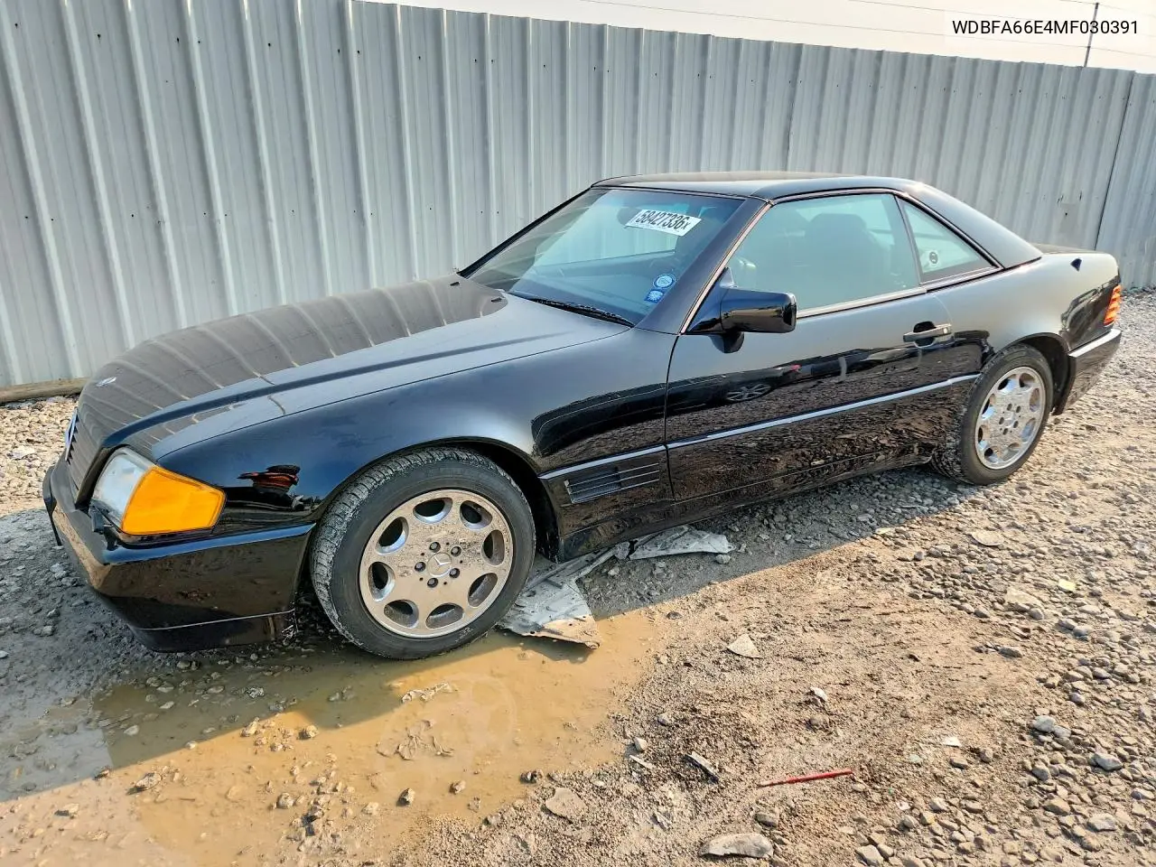 1991 Mercedes-Benz 500 Sl VIN: WDBFA66E4MF030391 Lot: 58427336