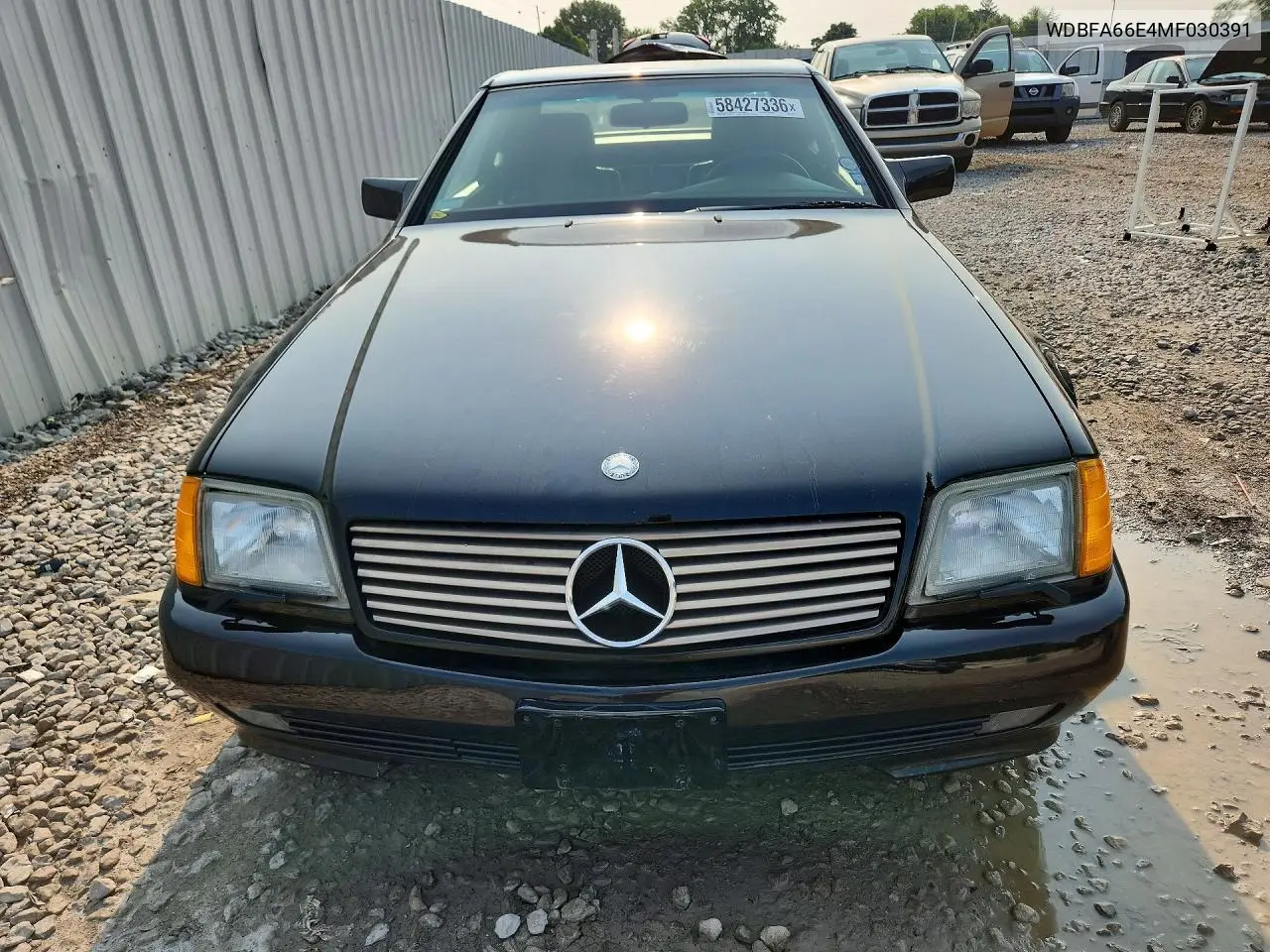 1991 Mercedes-Benz 500 Sl VIN: WDBFA66E4MF030391 Lot: 58427336