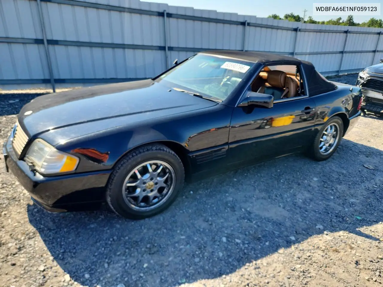1992 Mercedes-Benz 500 Sl VIN: WDBFA66E1NF059123 Lot: 60890796