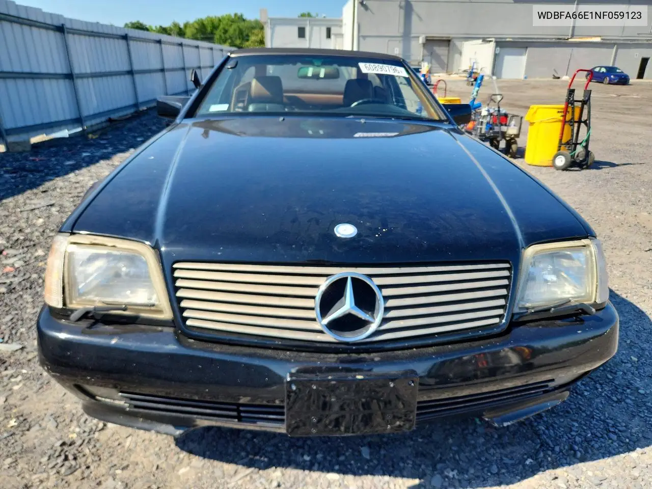 1992 Mercedes-Benz 500 Sl VIN: WDBFA66E1NF059123 Lot: 60890796