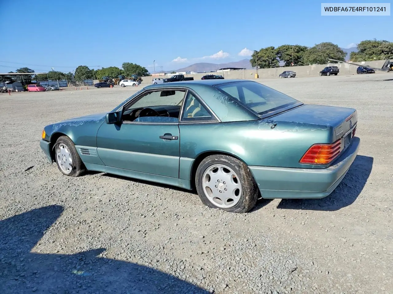 1994 Mercedes-Benz Sl 500 VIN: WDBFA67E4RF101241 Lot: 61381876