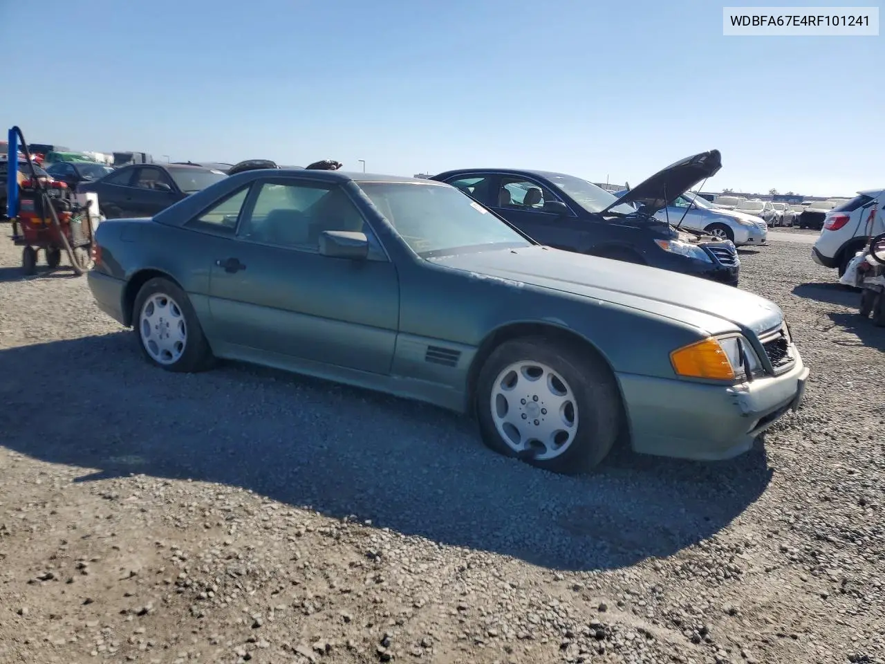 1994 Mercedes-Benz Sl 500 VIN: WDBFA67E4RF101241 Lot: 61381876