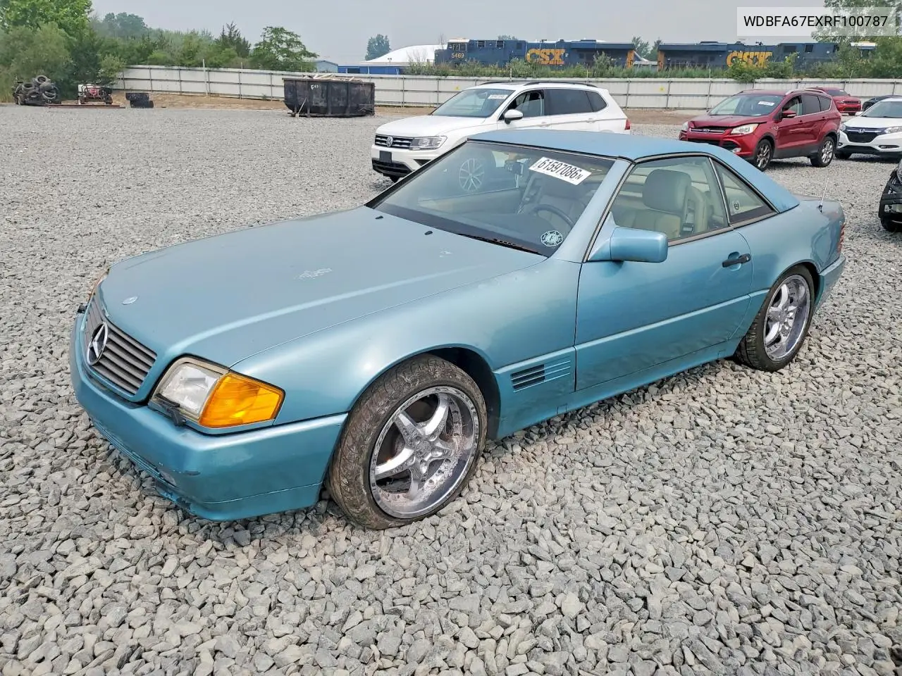 1994 Mercedes-Benz Sl 500 VIN: WDBFA67EXRF100787 Lot: 61597086