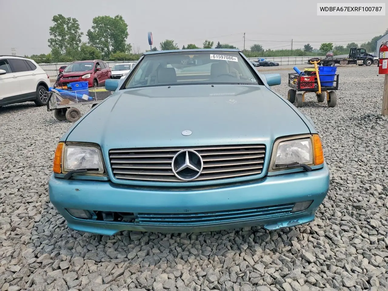 1994 Mercedes-Benz Sl 500 VIN: WDBFA67EXRF100787 Lot: 61597086