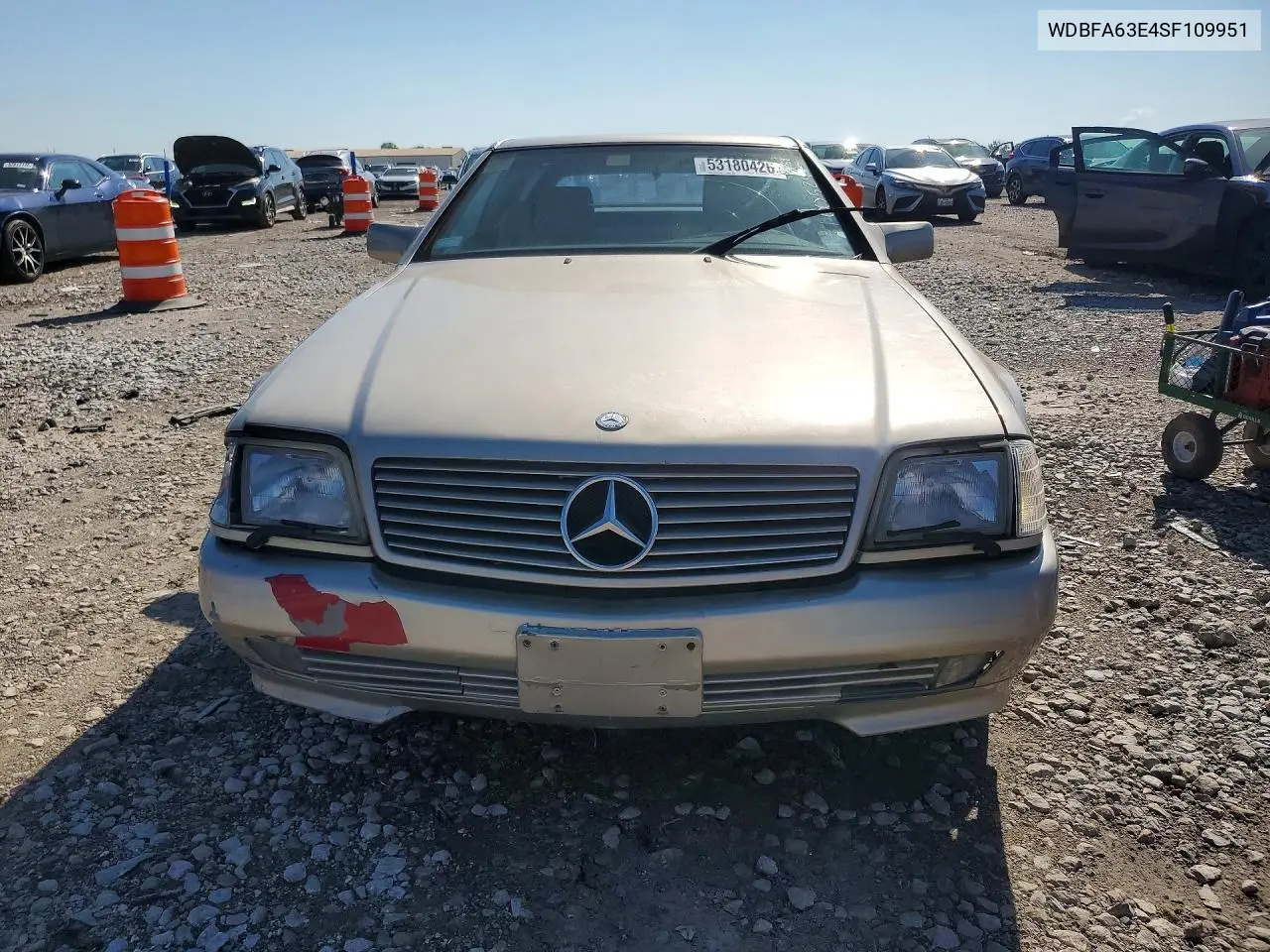 1995 Mercedes-Benz Sl 320 VIN: WDBFA63E4SF109951 Lot: 53180426