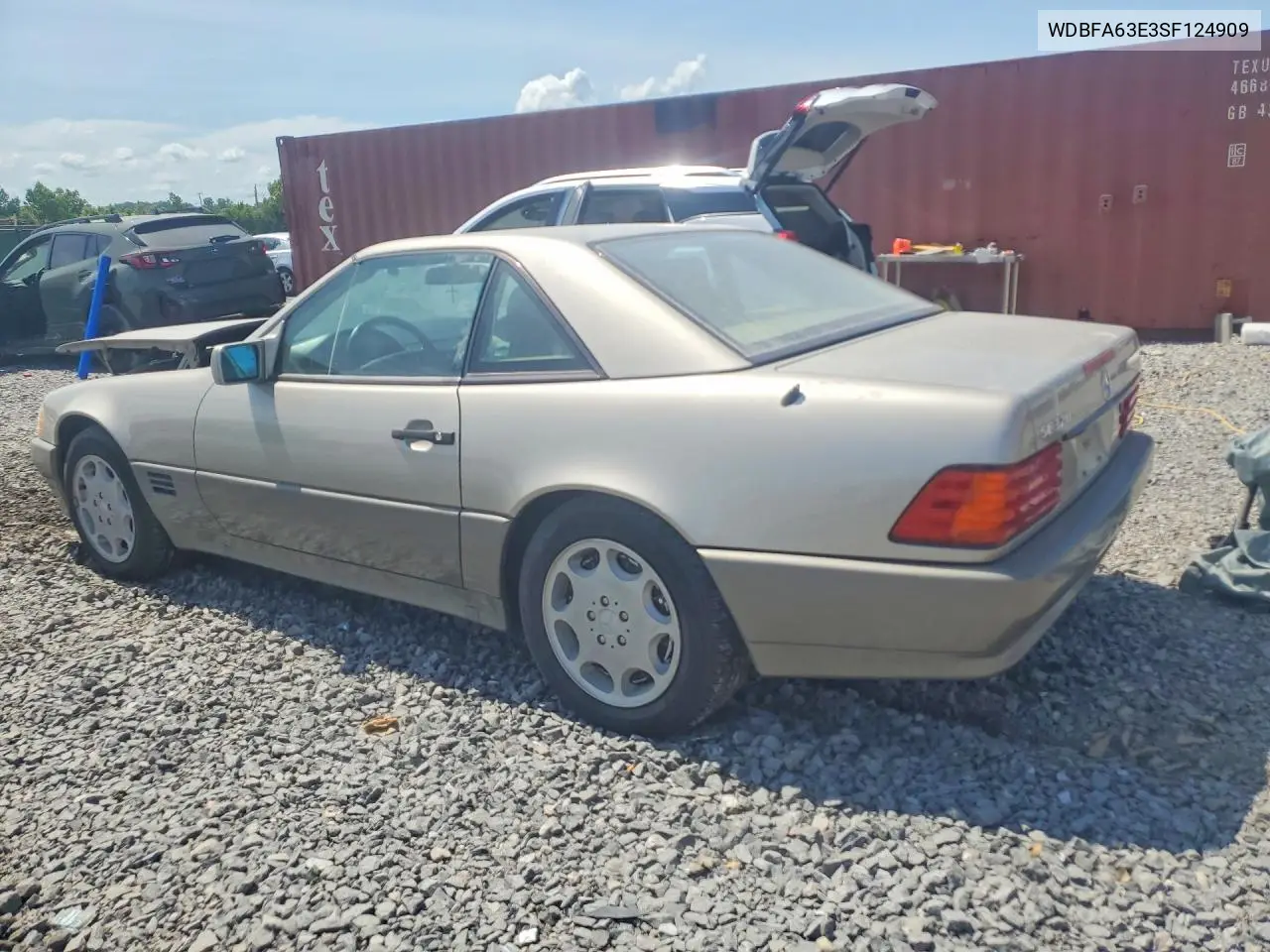 1995 Mercedes-Benz Sl 320 VIN: WDBFA63E3SF124909 Lot: 57125766
