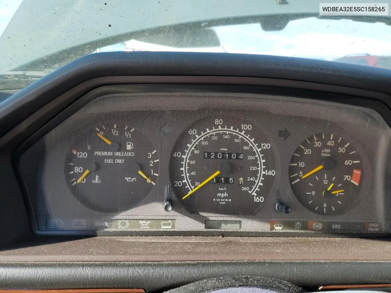 WDBEA32E5SC158265 1995 Mercedes-Benz E 320 Base