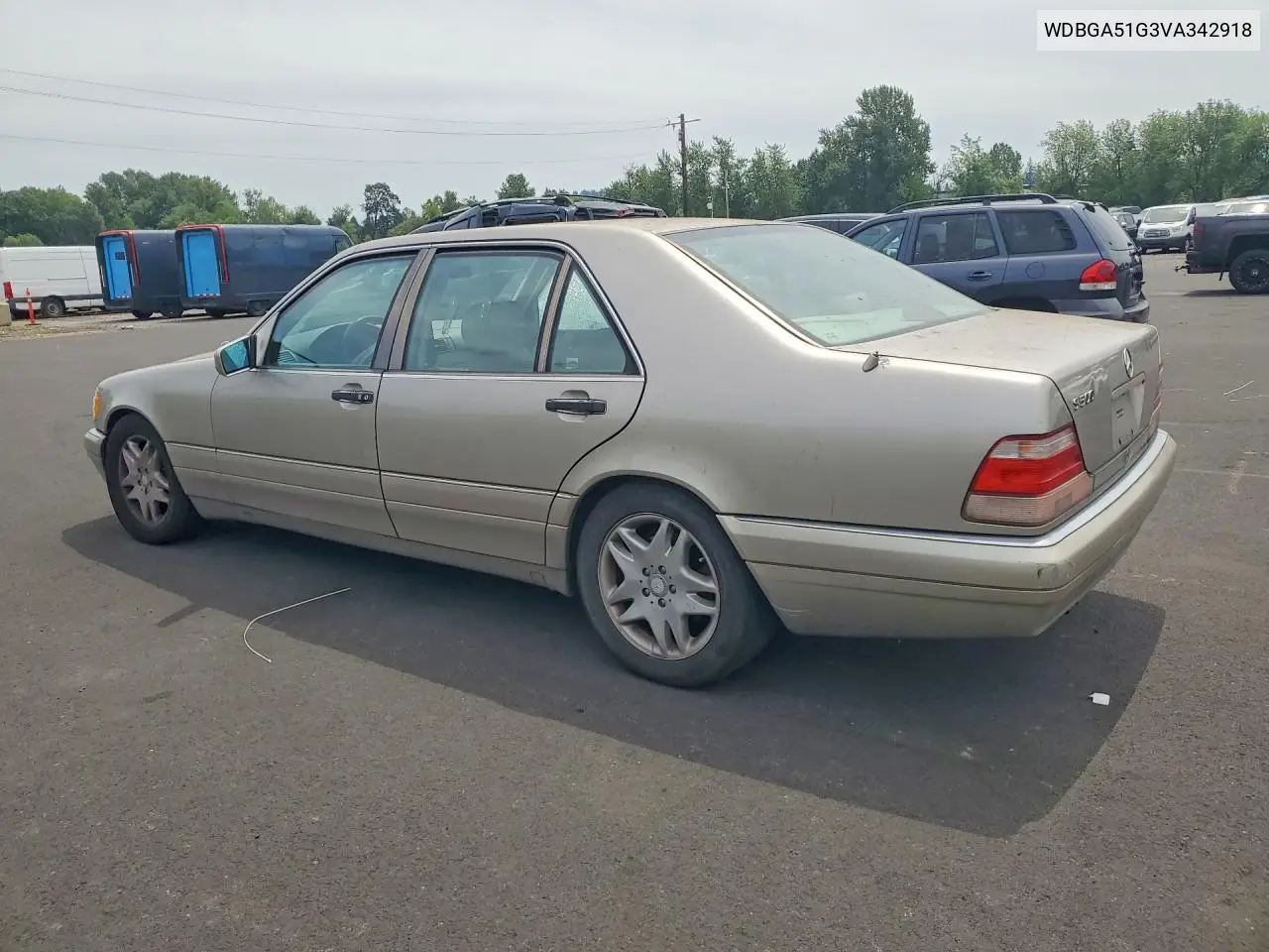 1997 Mercedes-Benz S 500 VIN: WDBGA51G3VA342918 Lot: 58780836