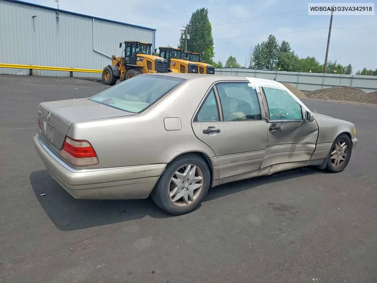 1997 Mercedes-Benz S 500 VIN: WDBGA51G3VA342918 Lot: 58780836