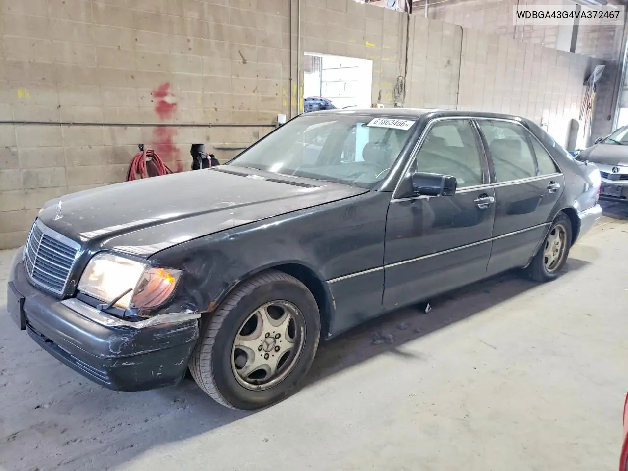 1997 Mercedes-Benz S 420 VIN: WDBGA43G4VA372467 Lot: 61863466