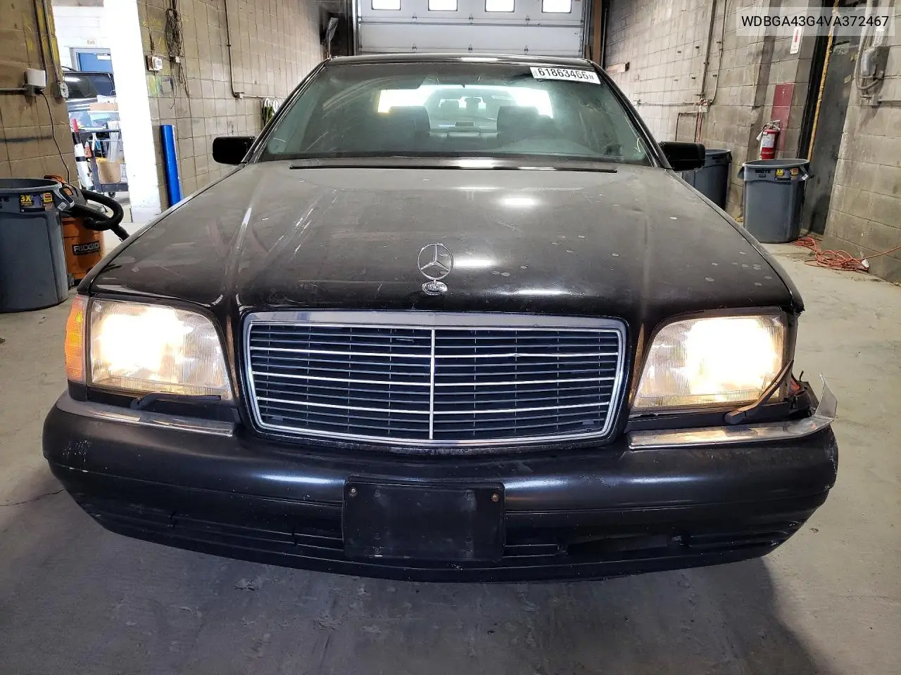 1997 Mercedes-Benz S 420 VIN: WDBGA43G4VA372467 Lot: 61863466