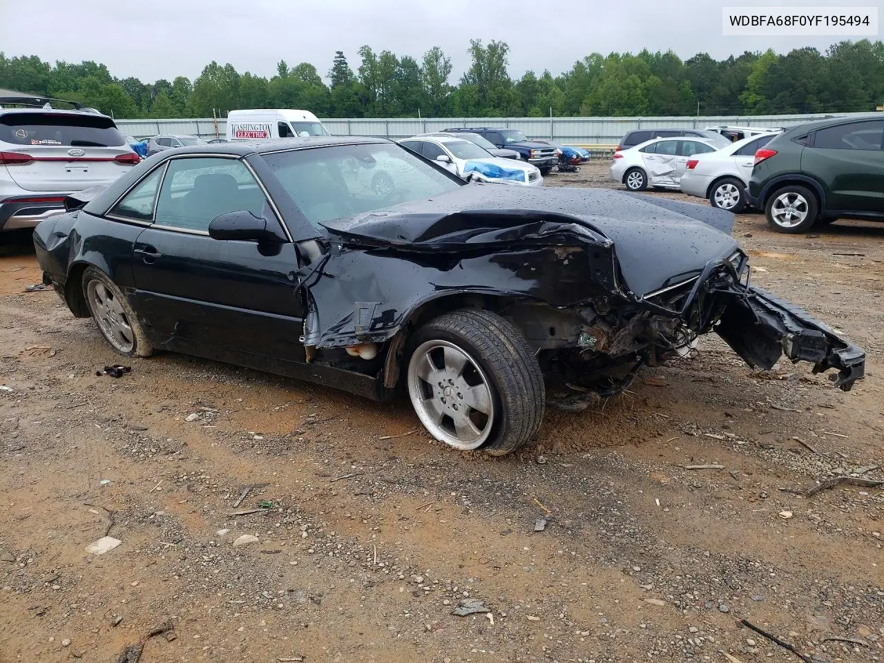 2000 Mercedes-Benz Sl 500 VIN: WDBFA68F0YF195494 Lot: 52833246