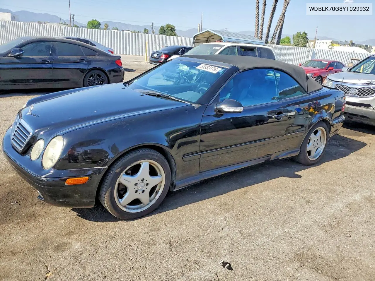 2000 Mercedes-Benz Clk 430 VIN: WDBLK70G8YT029932 Lot: 53933176