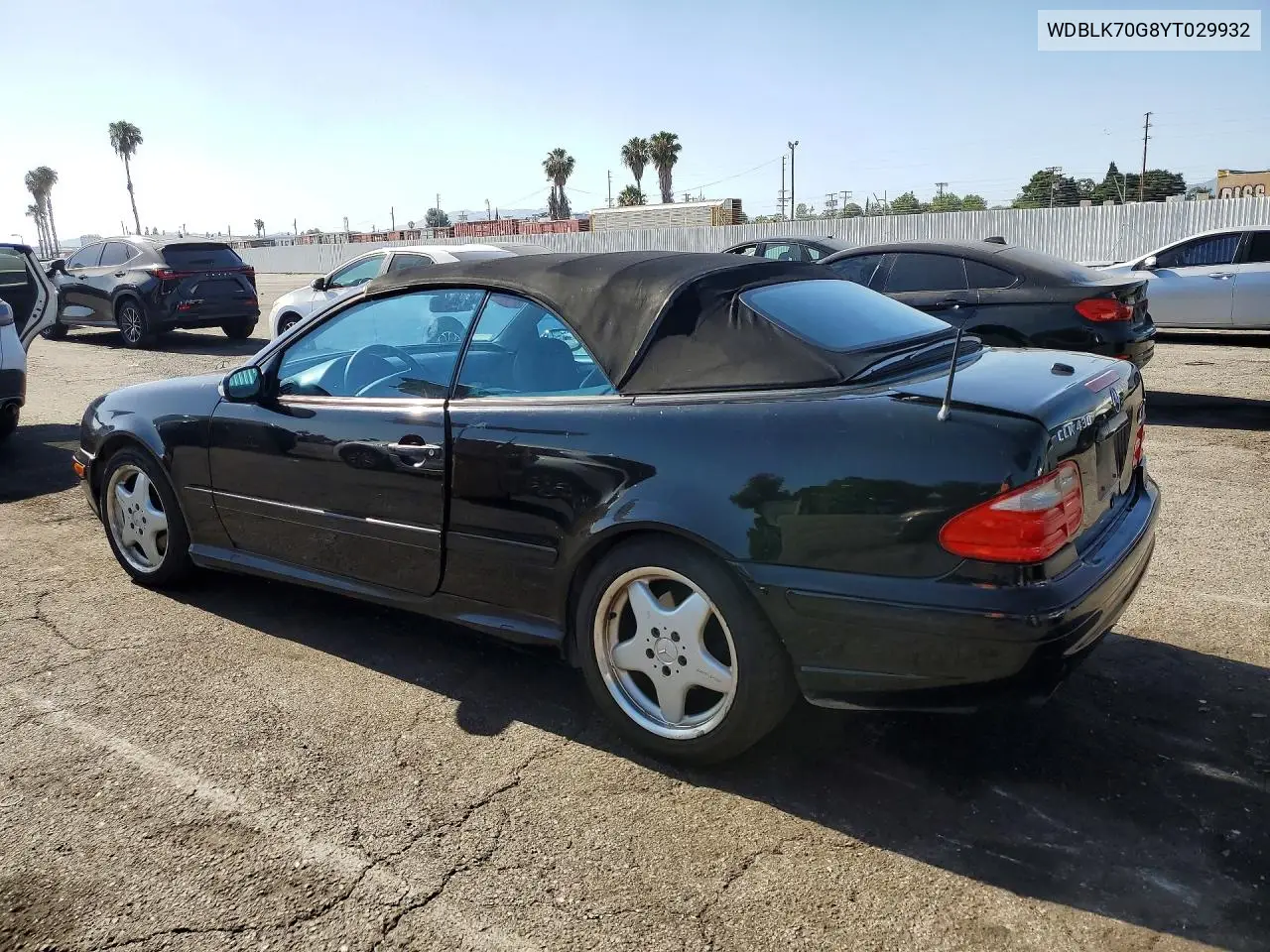 2000 Mercedes-Benz Clk 430 VIN: WDBLK70G8YT029932 Lot: 53933176