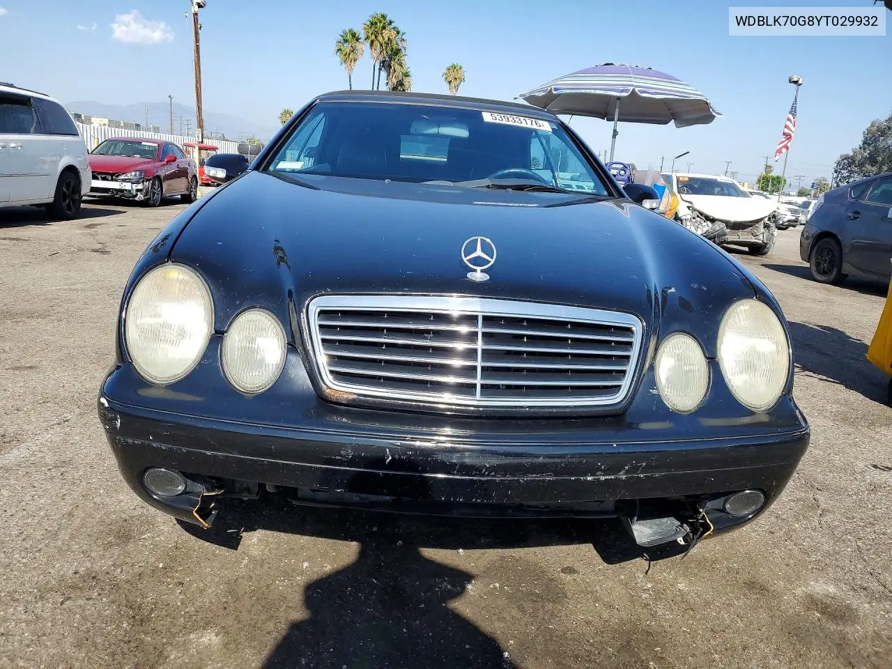 2000 Mercedes-Benz Clk 430 VIN: WDBLK70G8YT029932 Lot: 53933176