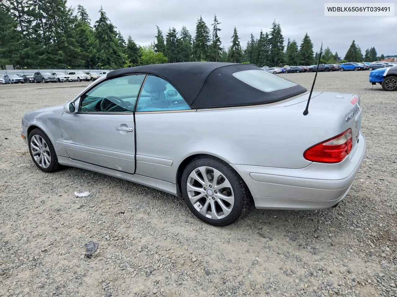 2000 Mercedes-Benz Clk 320 VIN: WDBLK65G6YT039491 Lot: 57699026