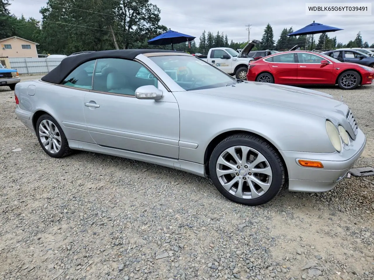 2000 Mercedes-Benz Clk 320 VIN: WDBLK65G6YT039491 Lot: 57699026