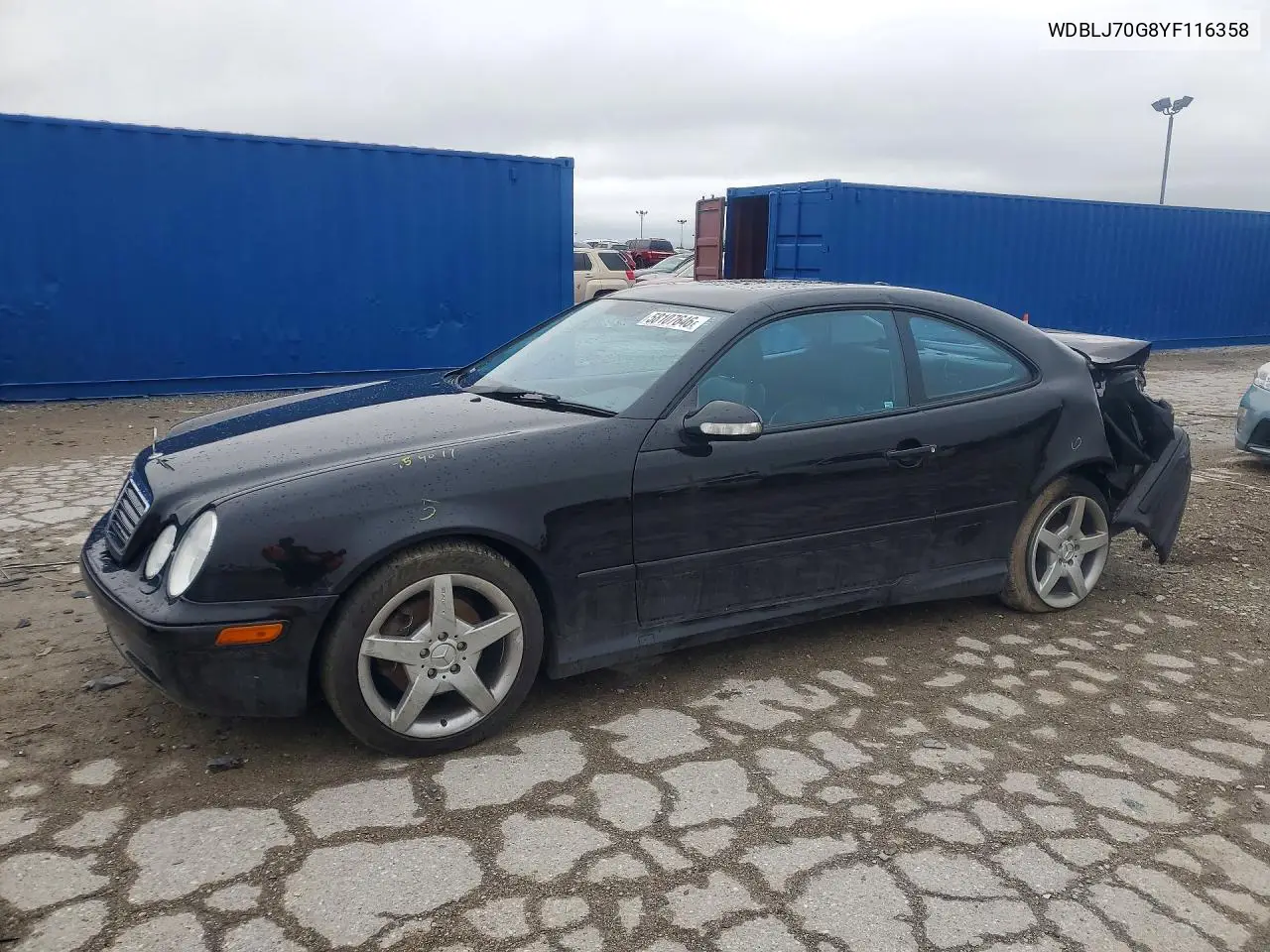 2000 Mercedes-Benz Clk 430 VIN: WDBLJ70G8YF116358 Lot: 58107646