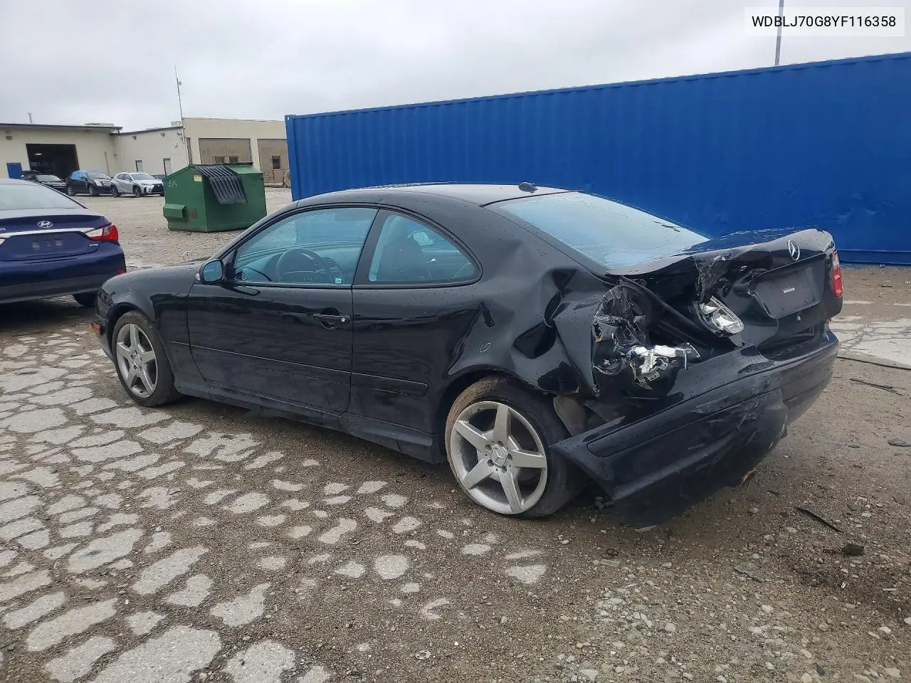 2000 Mercedes-Benz Clk 430 VIN: WDBLJ70G8YF116358 Lot: 58107646