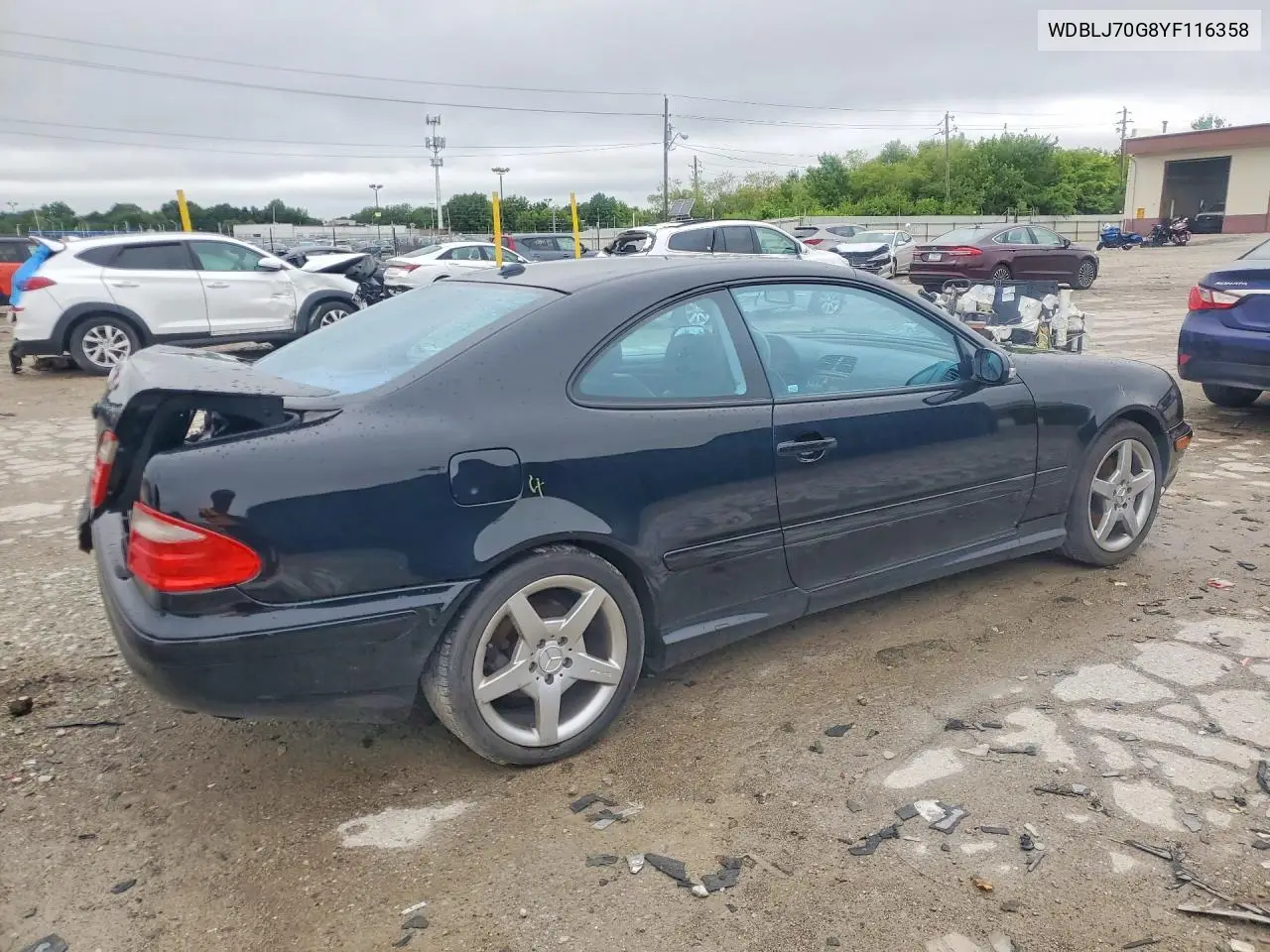 2000 Mercedes-Benz Clk 430 VIN: WDBLJ70G8YF116358 Lot: 58107646