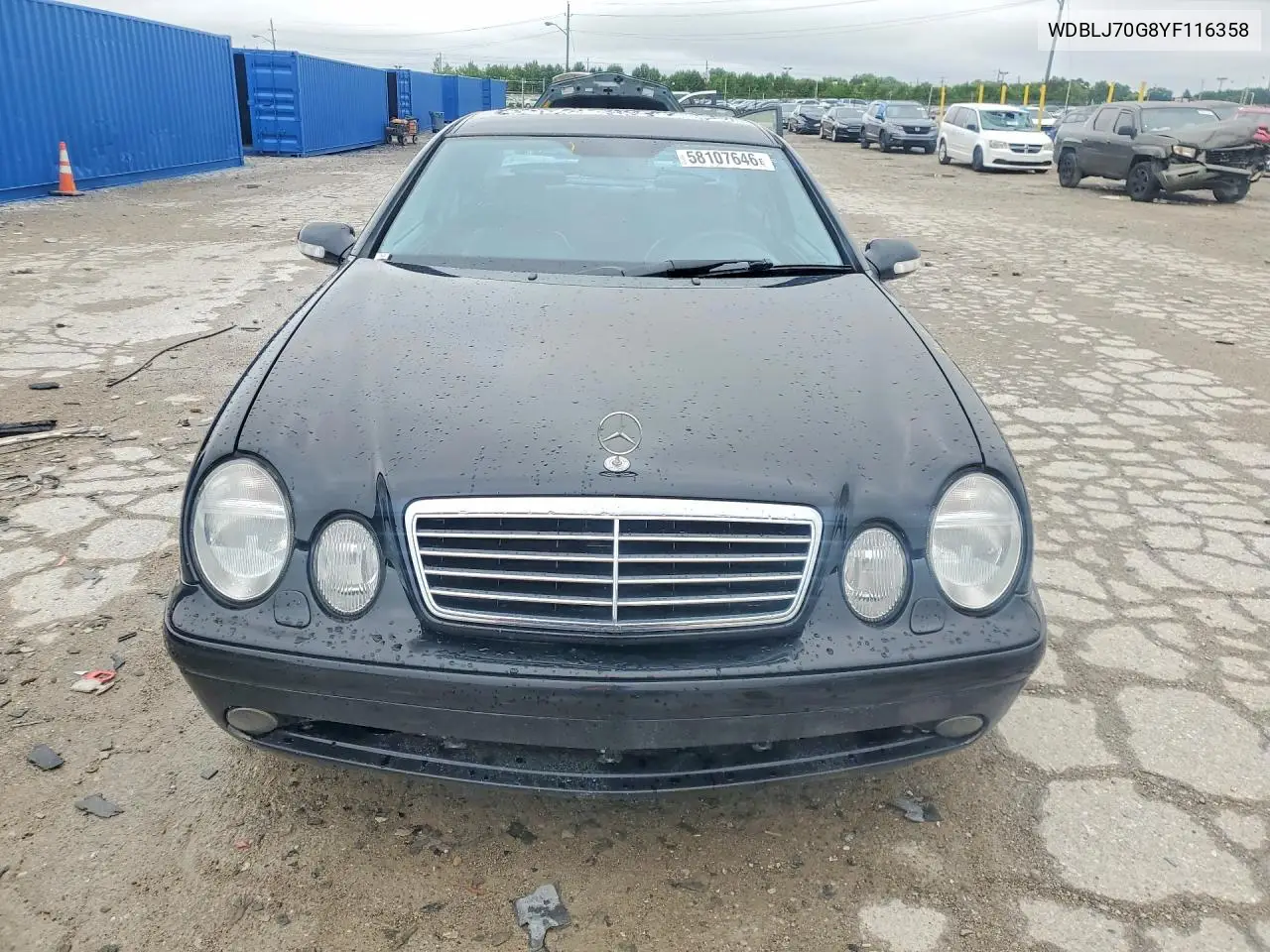 2000 Mercedes-Benz Clk 430 VIN: WDBLJ70G8YF116358 Lot: 58107646