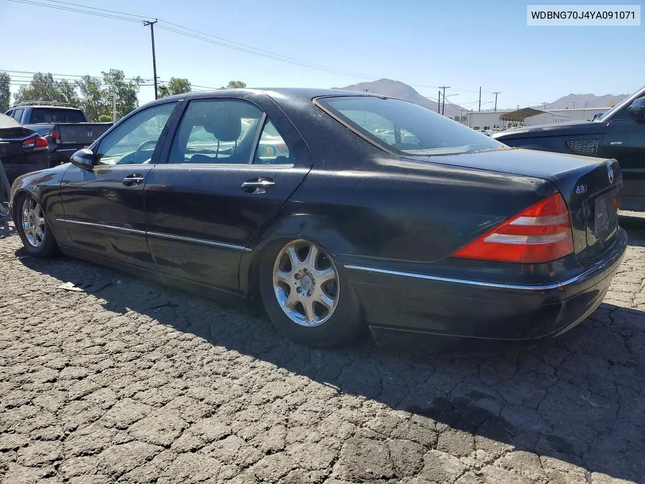 2000 Mercedes-Benz S 430 VIN: WDBNG70J4YA091071 Lot: 59924266