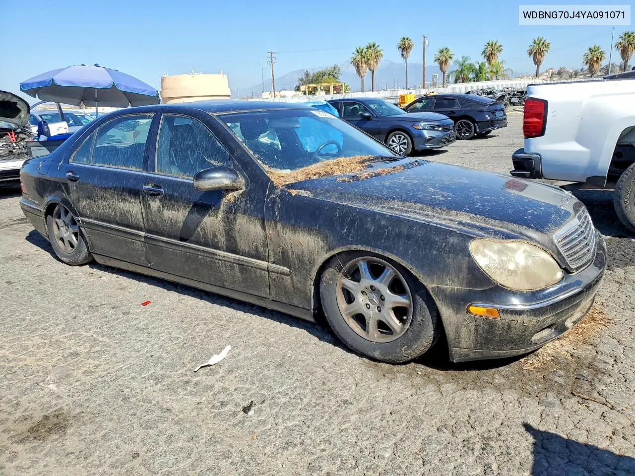 2000 Mercedes-Benz S 430 VIN: WDBNG70J4YA091071 Lot: 59924266