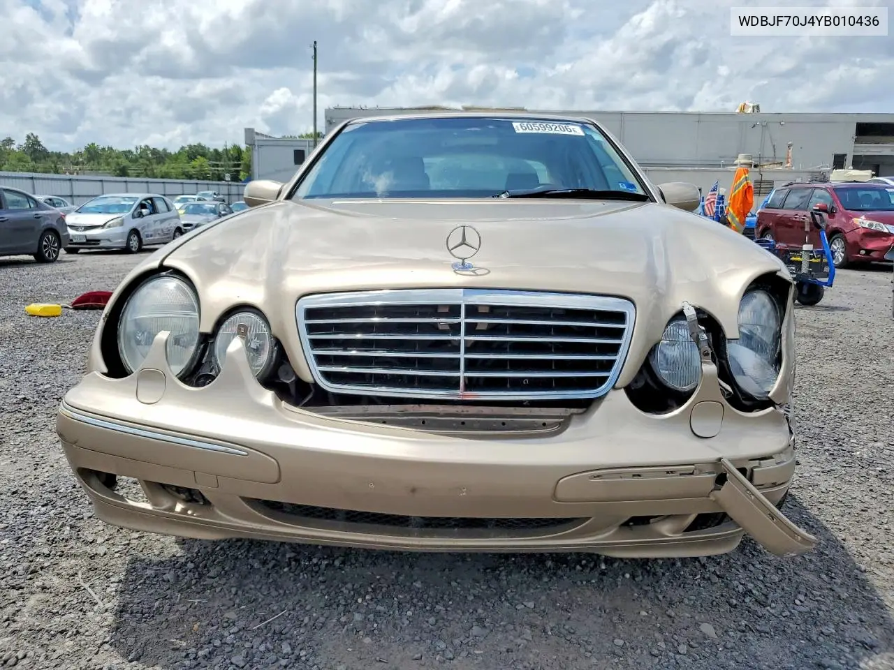 2000 Mercedes-Benz E 430 VIN: WDBJF70J4YB010436 Lot: 60599206