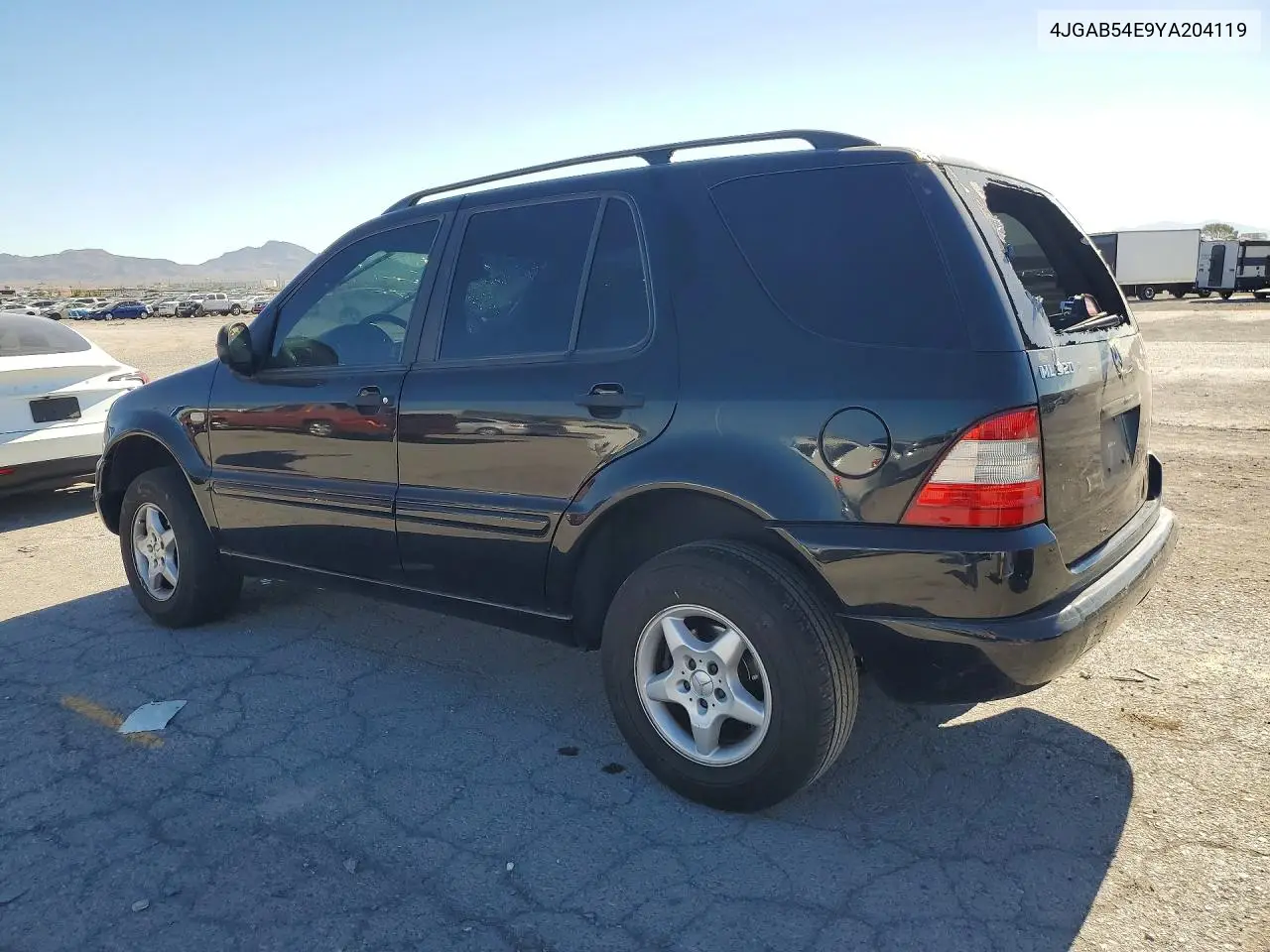 2000 Mercedes-Benz Ml 320 VIN: 4JGAB54E9YA204119 Lot: 85621105