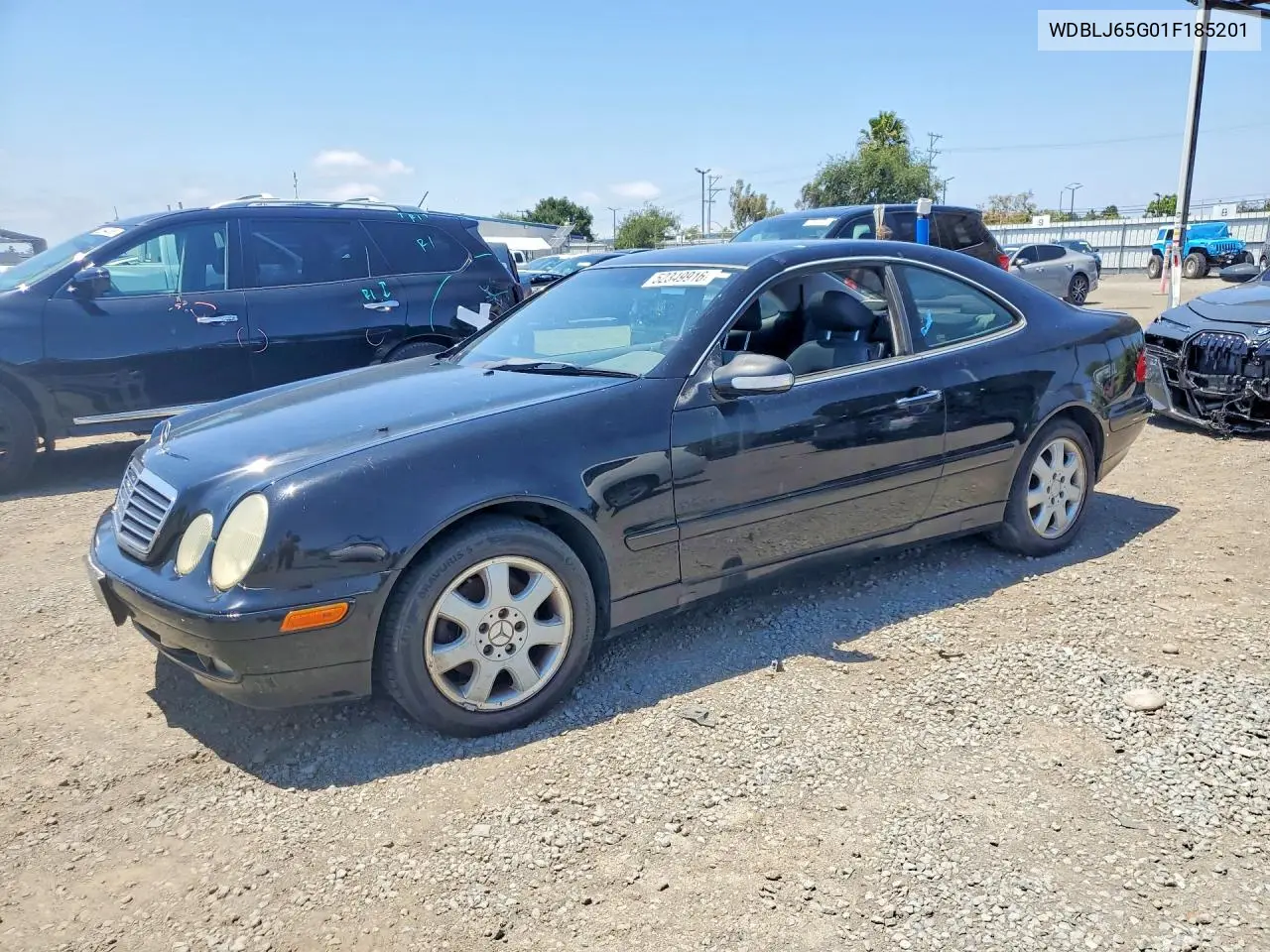 2001 Mercedes-Benz Clk 320 VIN: WDBLJ65G01F185201 Lot: 52349916