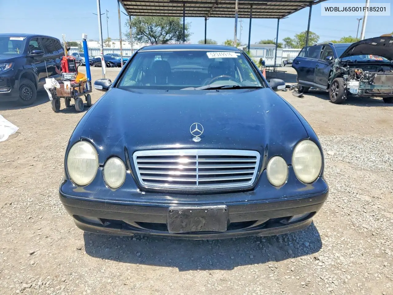 2001 Mercedes-Benz Clk 320 VIN: WDBLJ65G01F185201 Lot: 52349916