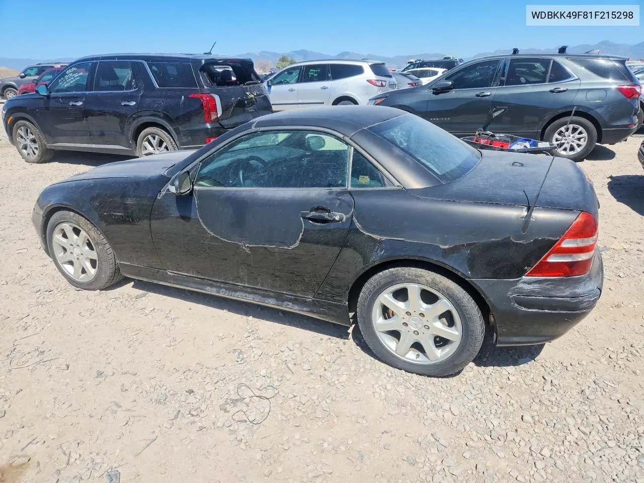 2001 Mercedes-Benz Slk 230 Kompressor VIN: WDBKK49F81F215298 Lot: 53738676