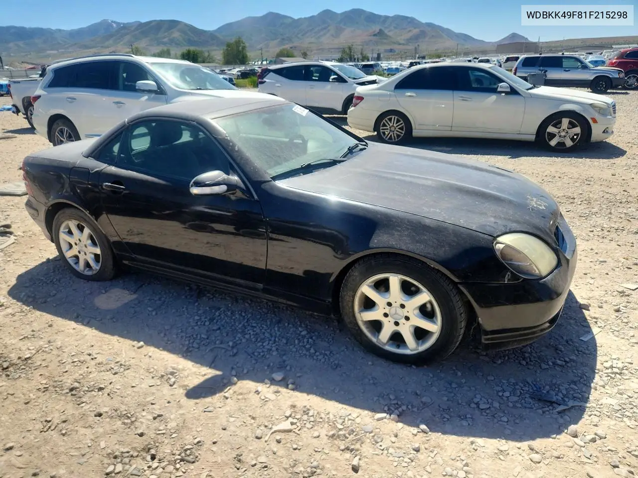 2001 Mercedes-Benz Slk 230 Kompressor VIN: WDBKK49F81F215298 Lot: 53738676