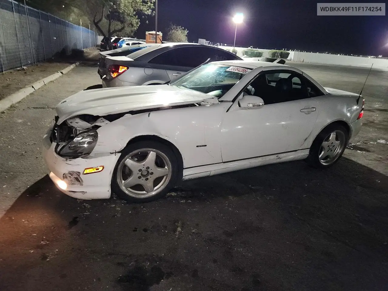 2001 Mercedes-Benz Slk 230 Kompressor VIN: WDBKK49F11F174254 Lot: 55084286