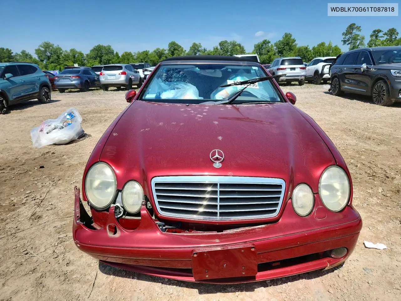 2001 Mercedes-Benz Clk 430 VIN: WDBLK70G61T087818 Lot: 55206956
