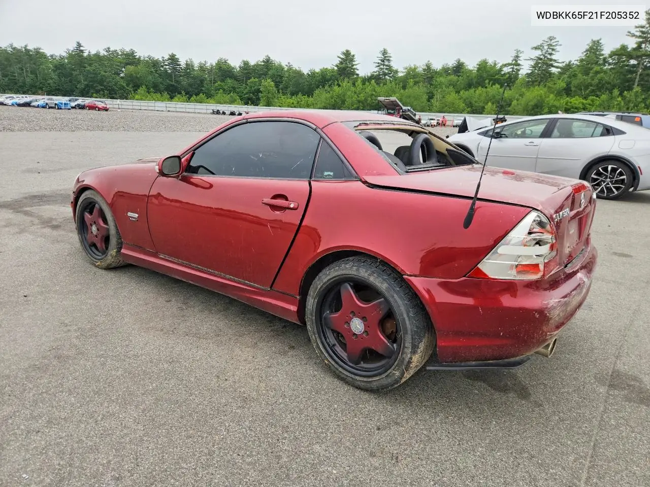 2001 Mercedes-Benz Slk 320 VIN: WDBKK65F21F205352 Lot: 58243746