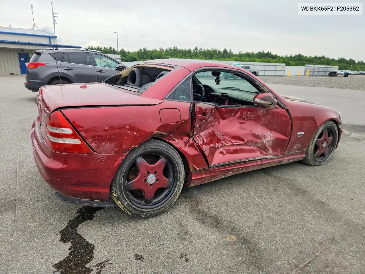 2001 Mercedes-Benz Slk 320 VIN: WDBKK65F21F205352 Lot: 58243746